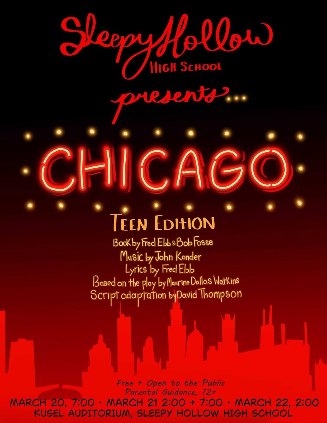 Chicago at Sleepy Hollow High School