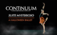 Continuum Contemporary Ballet performs Suite Mysterioso: A Halloween Ballet and Repertory Favorites (10/29/26)