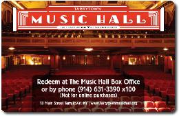 Music Hall Gift Certificate