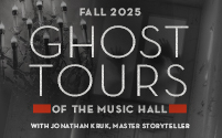 Ghost Tours of The Music Hall 2025